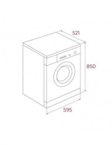 Teka - Máq. Lavar Roupa Wmk 70840 Wh...