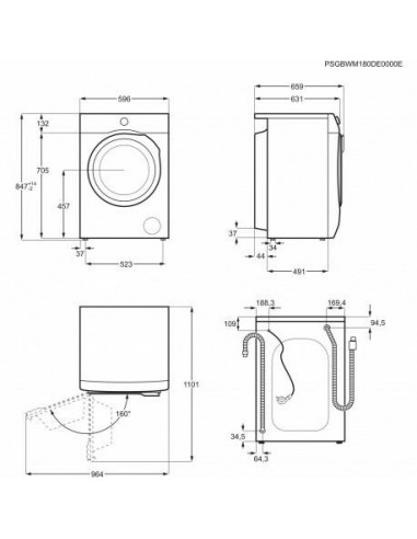 Electrolux - MÁQ. Lavar Roupa EW6F5943FB
