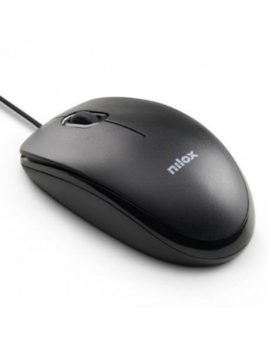 Rato NILOX MOUSB1003 - Ótico com Fio,...