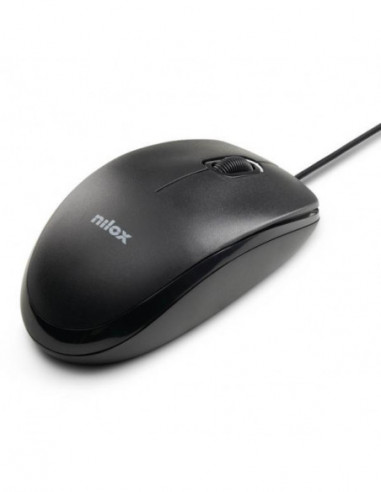 Rato NILOX MOUSB1003 - Ótico com Fio,...