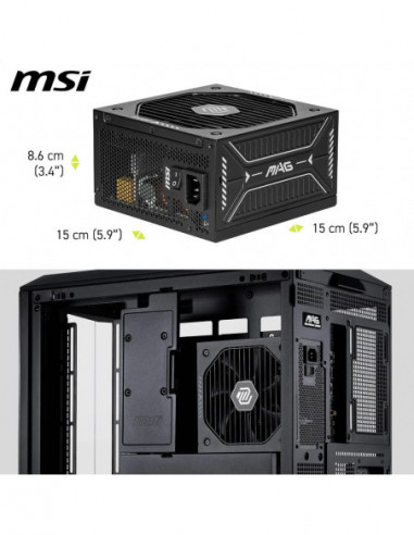 Fonte de Alimentação MSI MAG A750GLS...