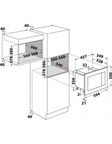 Micro-ondas Indesit MWI120GX - Grill...