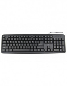 Teclado USB Preto Slim