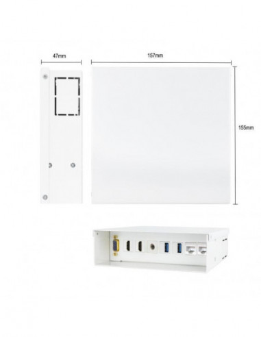 Caixa de Conexões Ewent EW1555,...