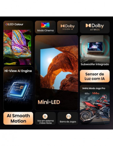 Hisense - Uled Smart Tv 75u7q