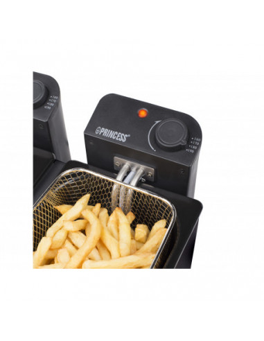 PRINCESS - Fritadeira Preta Dupla 2 x...