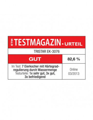 Tristar - Cozedor de Ovos Ek-3076