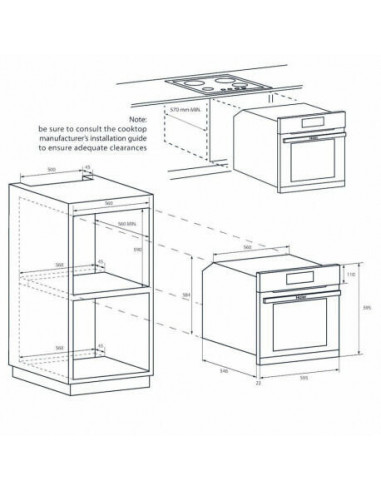Haier - Forno Hwo60sm2b9bh