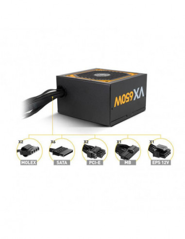 Fonte de Alimentação Nox Urano VX650W...