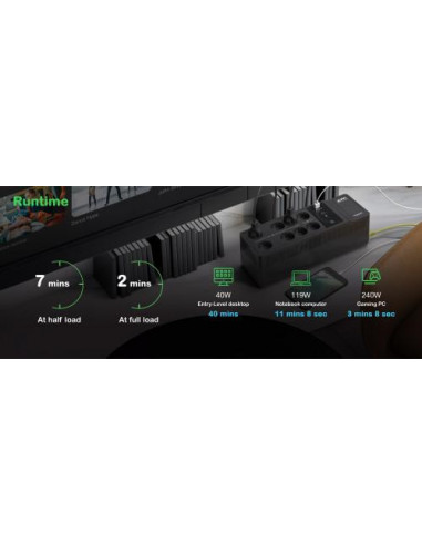 UPS APC Back-UPS BE500G2-GR: 500VA,...