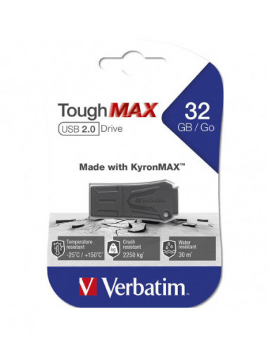 Pen Verbatim ToughMAX 32GB - USB 2.0,...