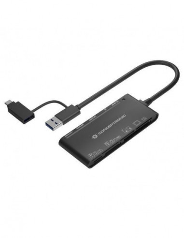 Conceptronic Leitor Cartoes Usb3 e...