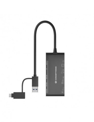 Conceptronic Leitor Cartoes Usb3 e...
