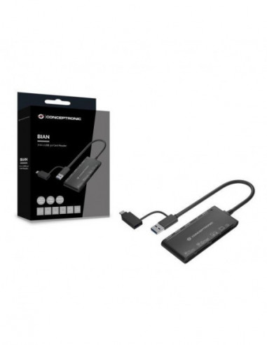 Conceptronic Leitor Cartoes Usb3 e...