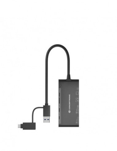 Conceptronic Leitor Cartoes Usb3 e...