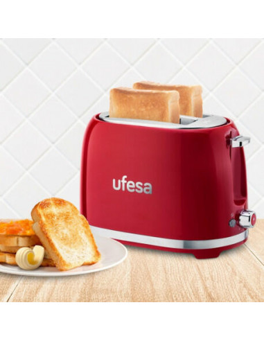 Ufesa - Torradeira Classic Pin Up Red...