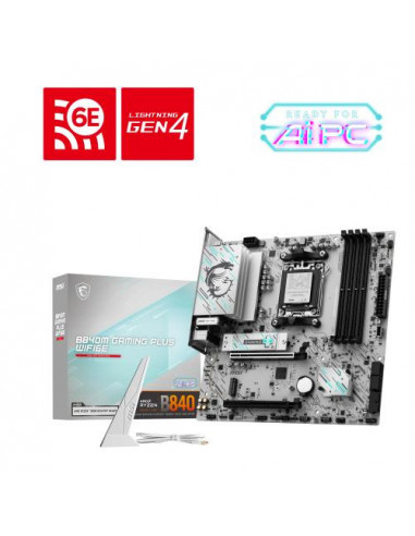 Placa-mãe MSI B840M GAMING PLUS WIFI...