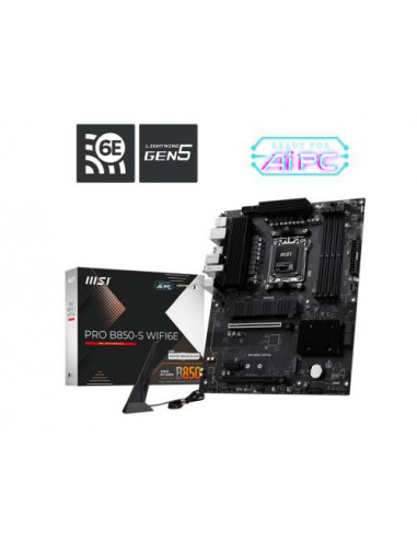 Placa Base Msi  Pro B850-S Wifi6e Atx...