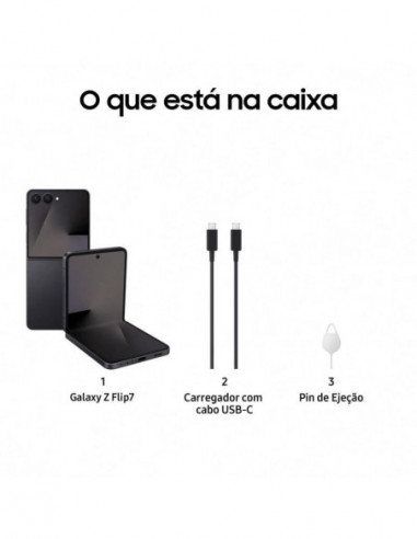 Galaxy Z Flip 7 5g   Smd 256gb Jet-Clack