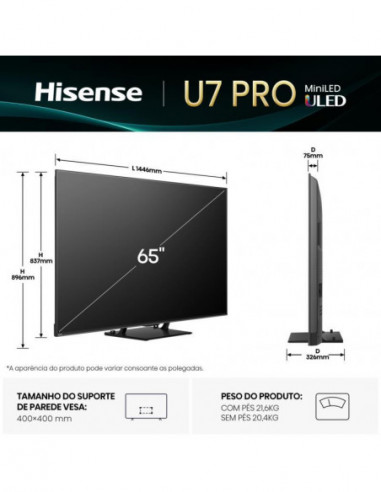 HISENSE Smart TV 65INCH Mini-LED...