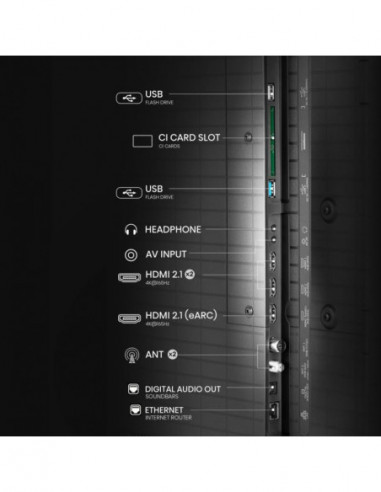 Televisor Hisense Mini-LED 55" 4K...