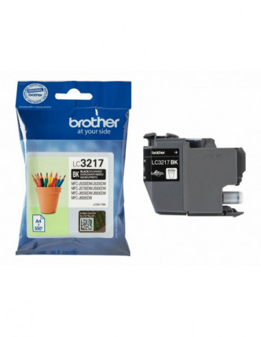 Tinteiro Brother LC3217BK Preto