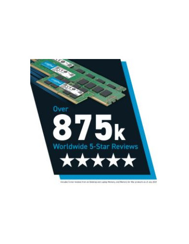 Memória Crucial 8GB DDR4 2666MHz, CL19