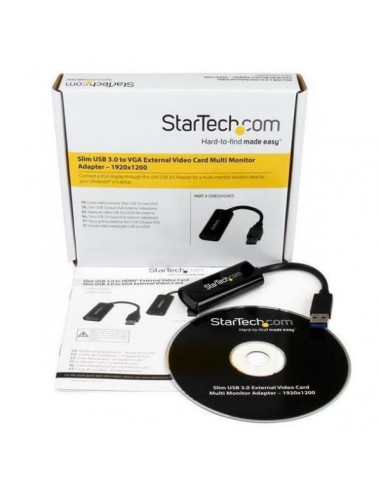 StarTech.com USB 3.0 to VGA Adapter -... StarTech.com USB 3.0 to VGA Adapter -...