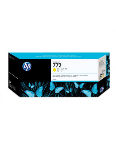 HP - HP 772 300-ml Yellow DesignJet... HP - HP 772 300-ml Yellow DesignJet...