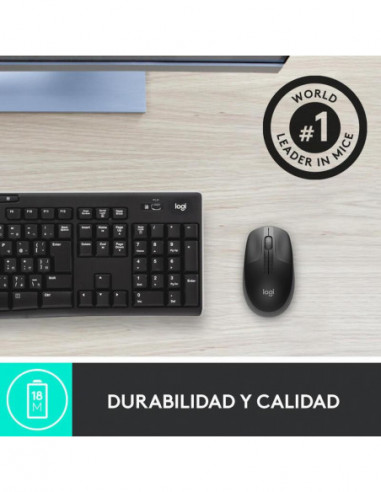 Logitech Ratón Inalámbrico M190 Gris...