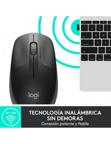Logitech Ratón Inalámbrico M190 Gris...