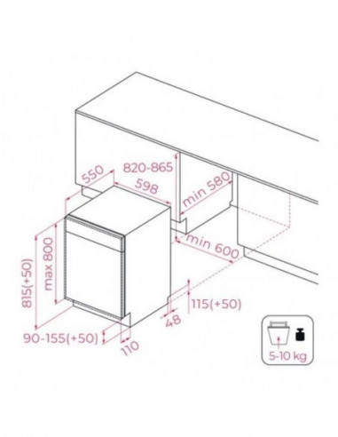 Teka - Máq. Lavar Loiça Enc. Dfi...