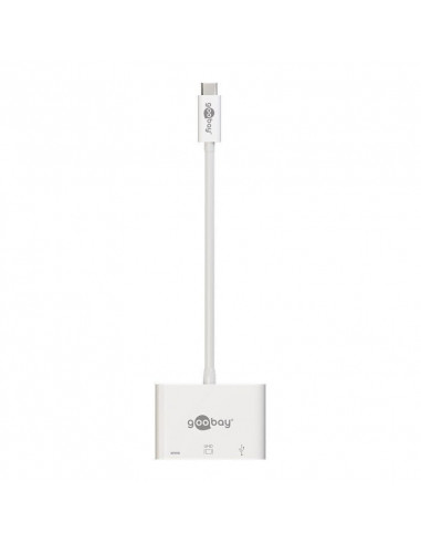 Adaptador multiporta USB C macho ->...