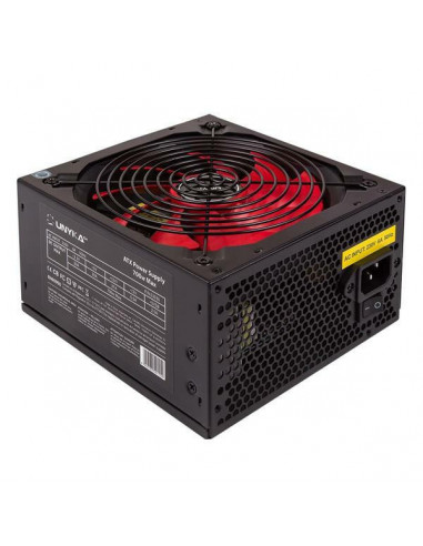Fuente ATX 700W Unyka Gaming Roja Fuente ATX 700W Unyka Gaming Roja