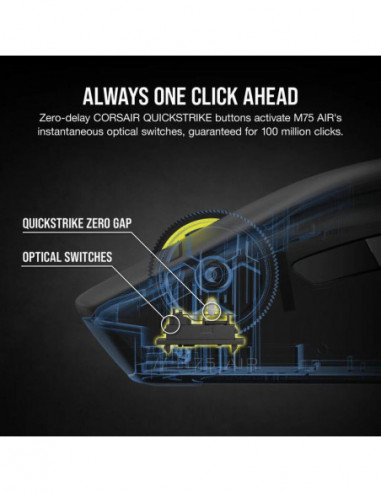Rato Corsair M75 Air Wireless, Sem...