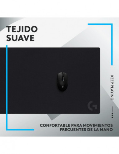 Logitech G G840 - Tapete de rato - preto