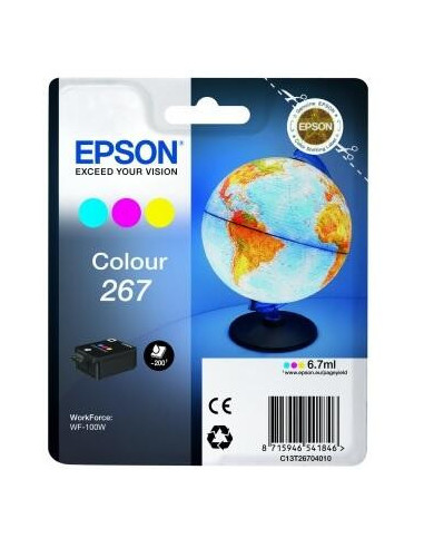 Tinteiro EPSON 267 Cor - WorkForce...