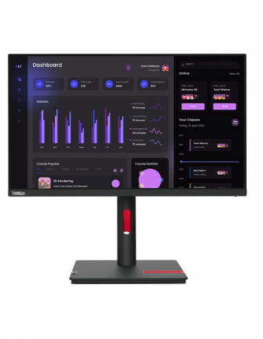 Monitor Lenovo ThinkVision 23.8p LED...