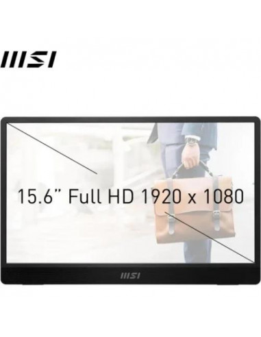 Monitor MSI PRO MP161 E2: 15.6" FHD,...