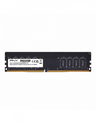 Memória RAM PNY 8GB DDR4 3200MHz...