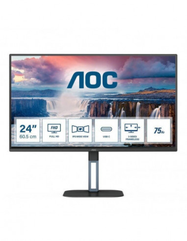 Monitor Aoc 23.8" 24v5ce/Bk 16:09 1ms...