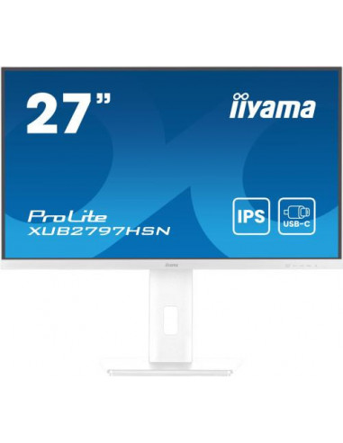 27" WHITE IPS-1920x1080 USB-C Dock