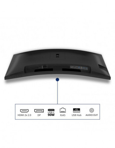 Philips Monitor Va 34" 21:9 Curvo...