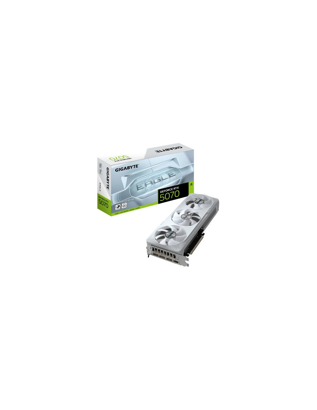 Gigabyte RTX 5070 Eagle OC ICE 12GB – Scheda Grafica Con DLSS 4 E Raffreddamento WINDFORCE