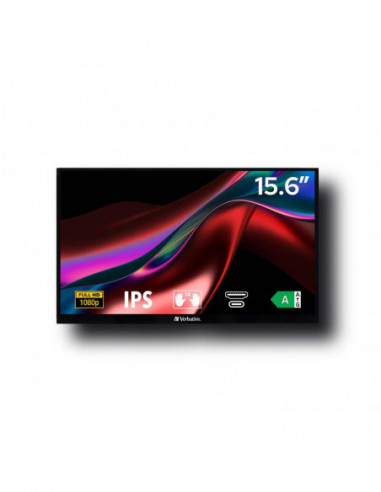 Monitor Verbatim PMT-15: Ecrã Táctil...