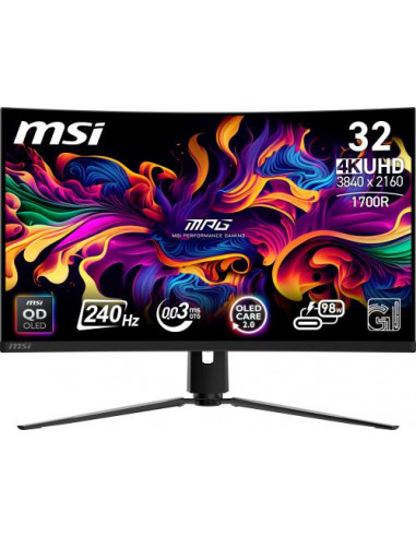 Monitor MSI MPG 321CURX QD-OLED 31.5"...