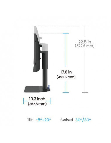 BenQ SW242Q - Monitor LED - 24.1" -...