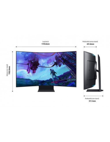 Monitor Samsung Odyssey S55CG970NU 55...
