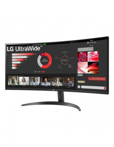 Monitor LG 34WR50QK-B - Ultrawide...
