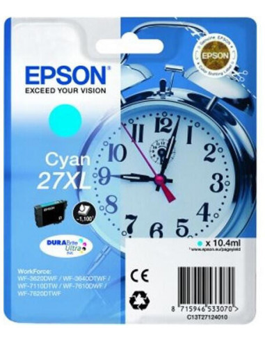 Singlepack Cyan 27XL DURABrite Ultra Ink